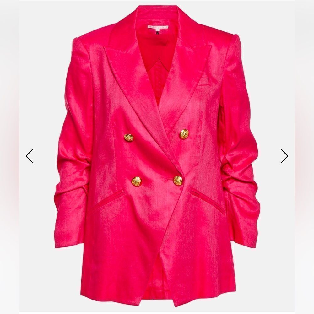 Veronica Beard Hirsch linen Dickey blazer